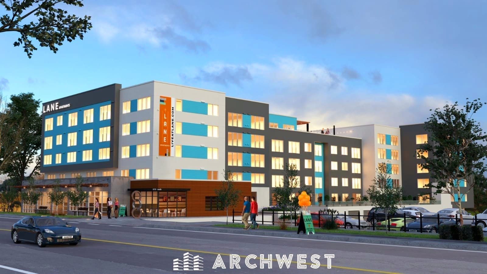 22. Modern apartment building with stylish design, Seattle, Washington